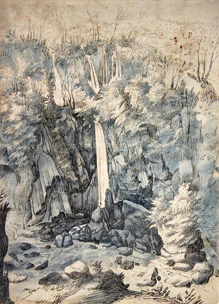 Cascade près de Tivoli - Paul Brill or Bril