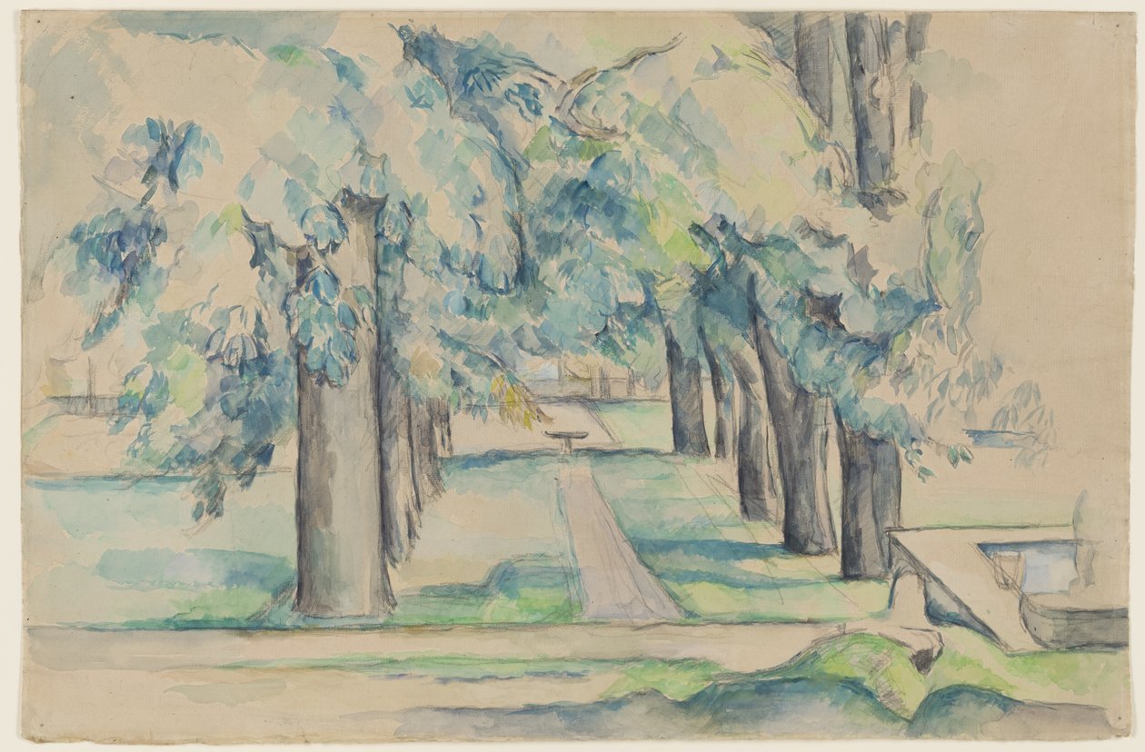 Allée de marronniers au Jas de Bouffan - Paul Cézanne
