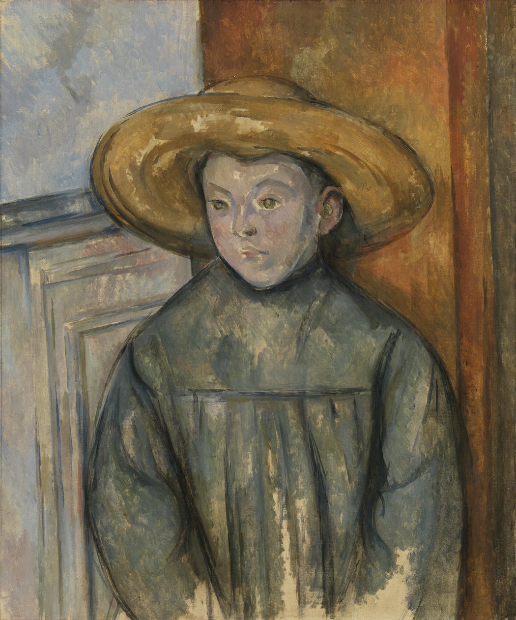 Garçon au chapeau de paille - Paul Cézanne