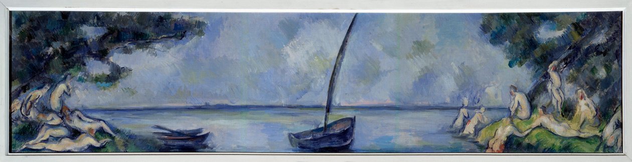 La barque et les baigneuses - Paul Cézanne