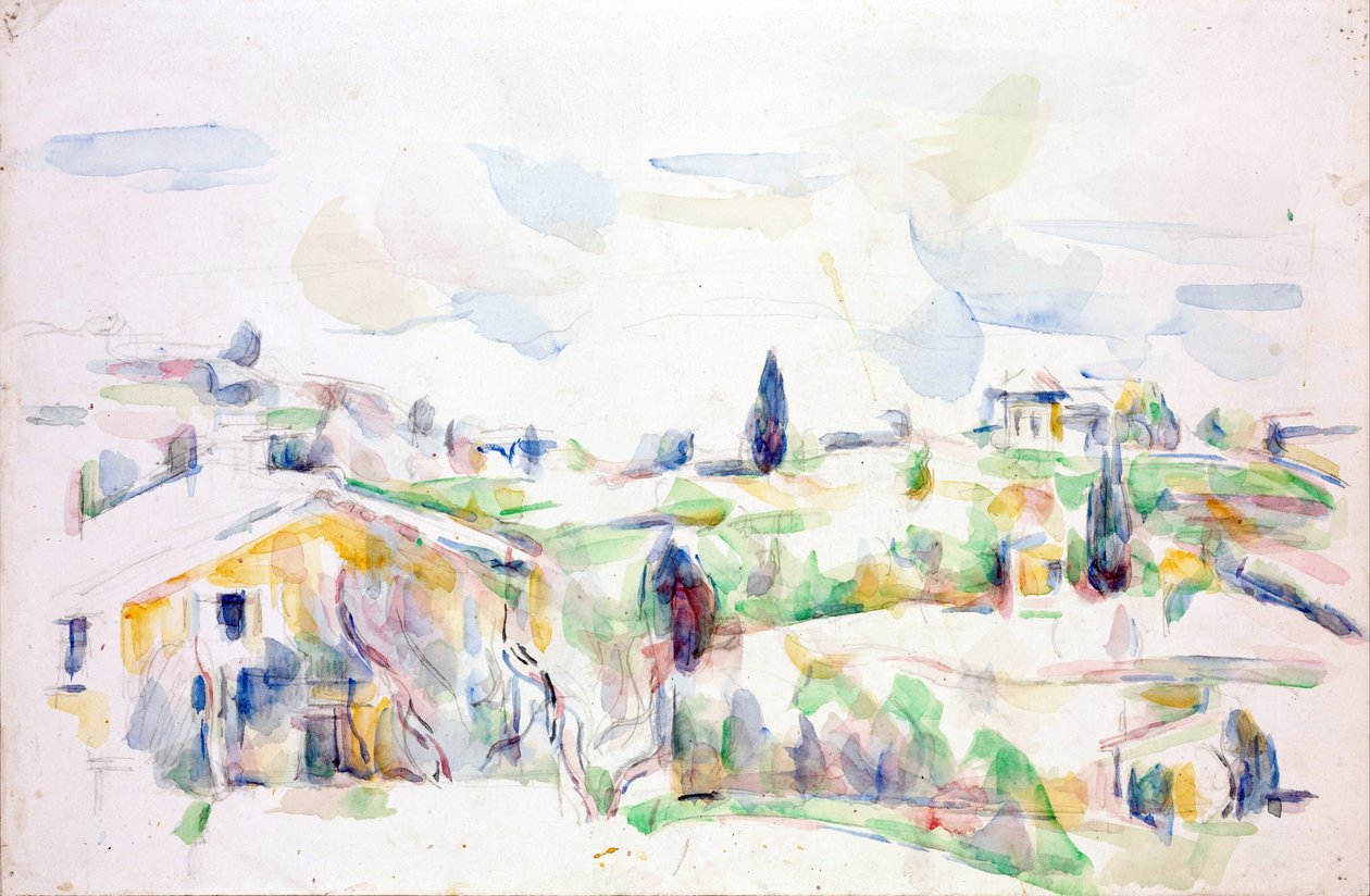 Paysage en Provence - Paul Cézanne
