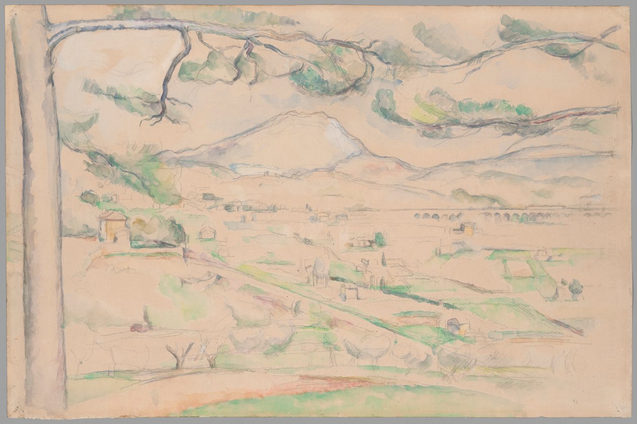 Montagne Saint-Victoire (The Arc Valley) - Paul Cézanne