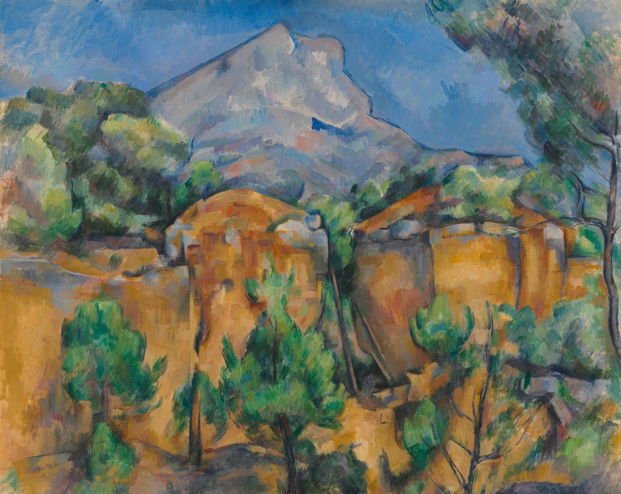 Mont Sainte-Victoire vu de la carrière de Bibémus - Paul Cézanne
