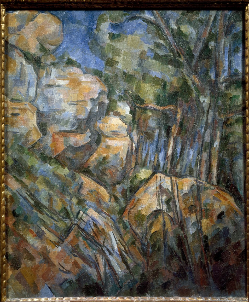 Rochers près des grottes au-dessus du Château Noir - Paul Cézanne