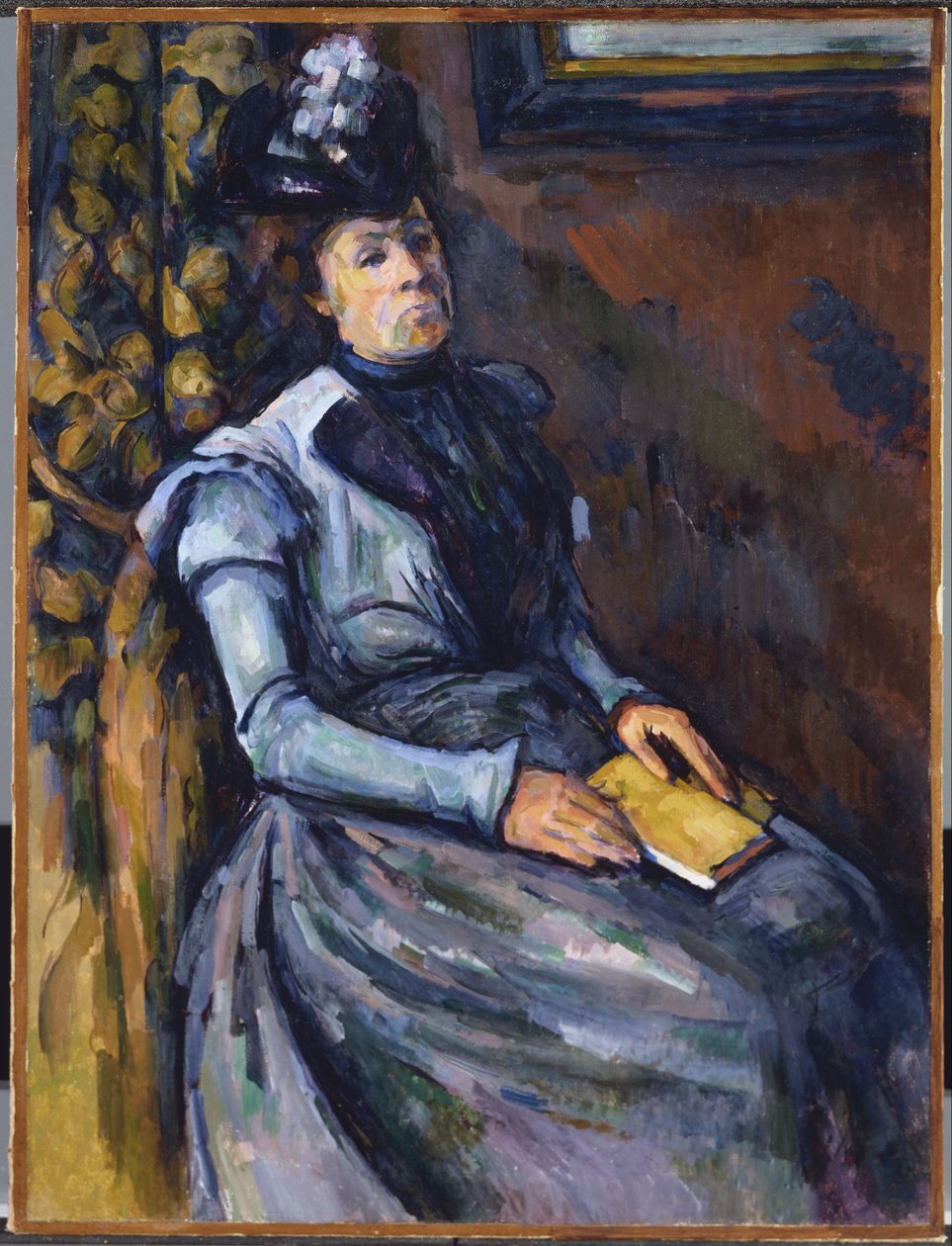 Femme assise en bleu - Paul Cézanne