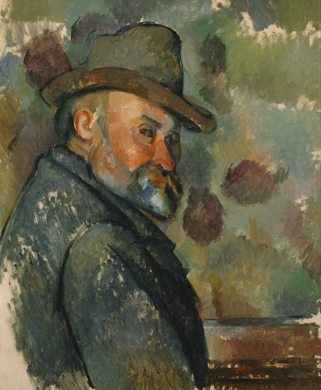 Autoportrait au chapeau souple - Paul Cézanne