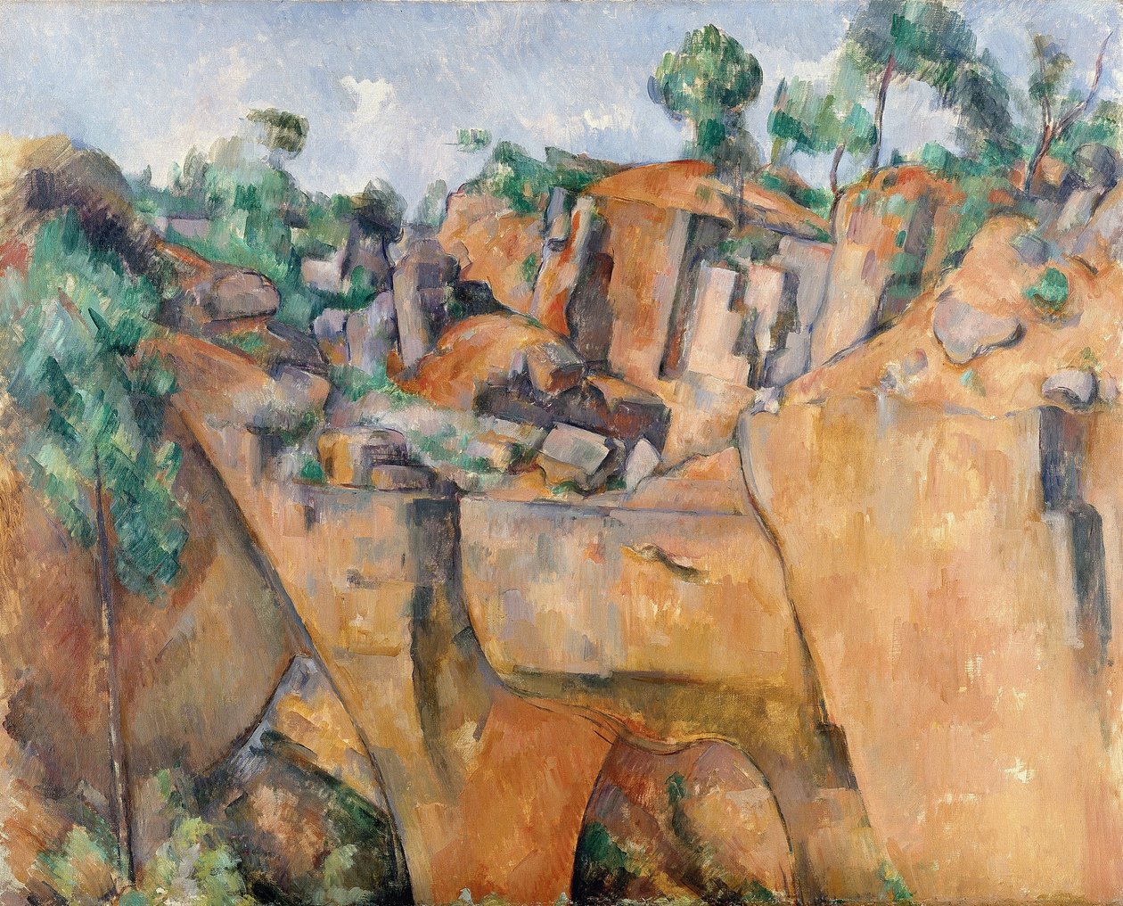 La carrière de Bibémus - Paul Cézanne