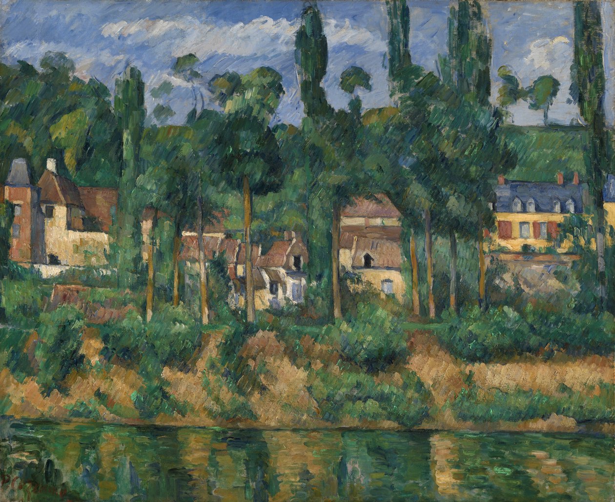 Le Château de Médan - Paul Cézanne