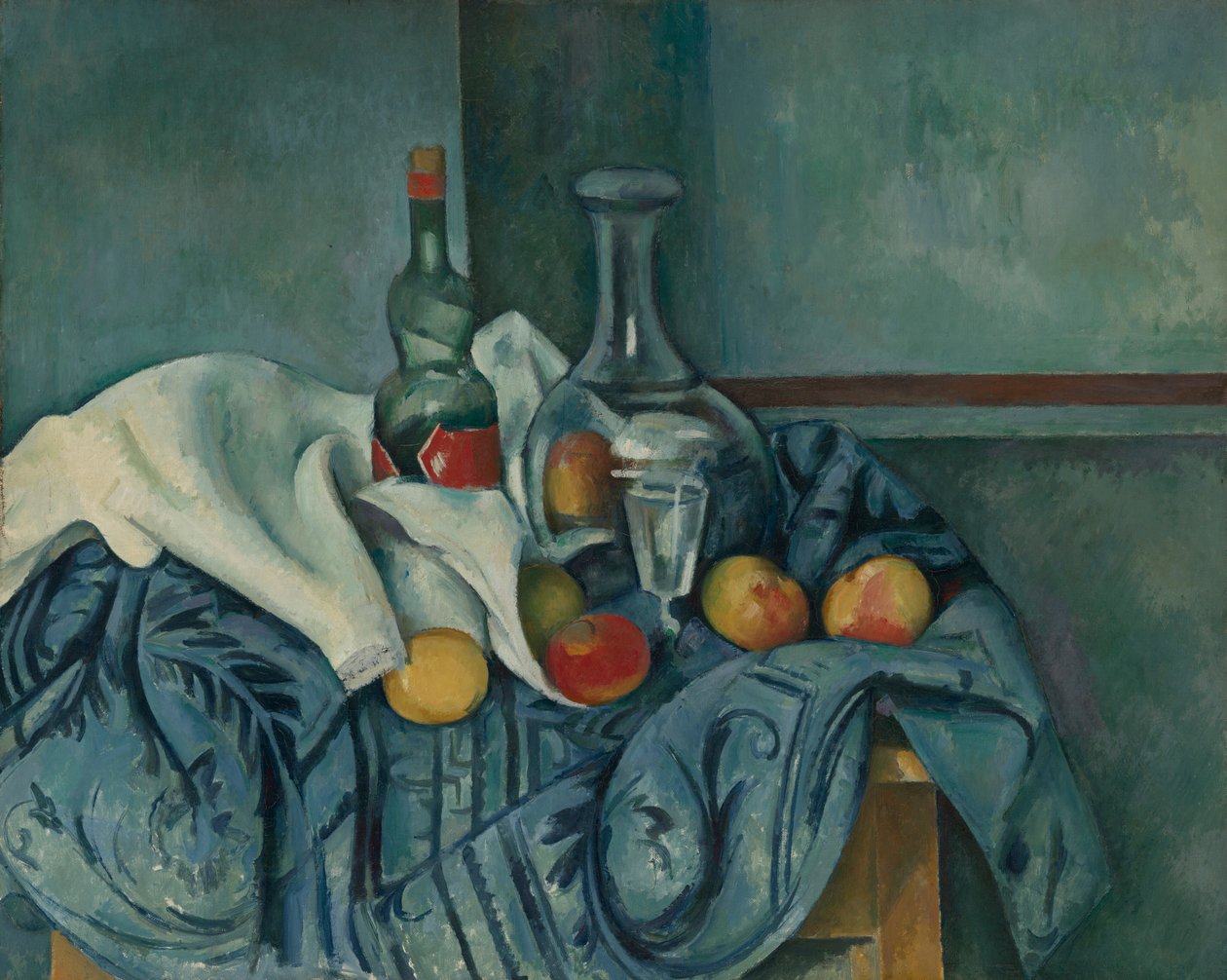 La bouteille de menthe poivrée - Paul Cézanne