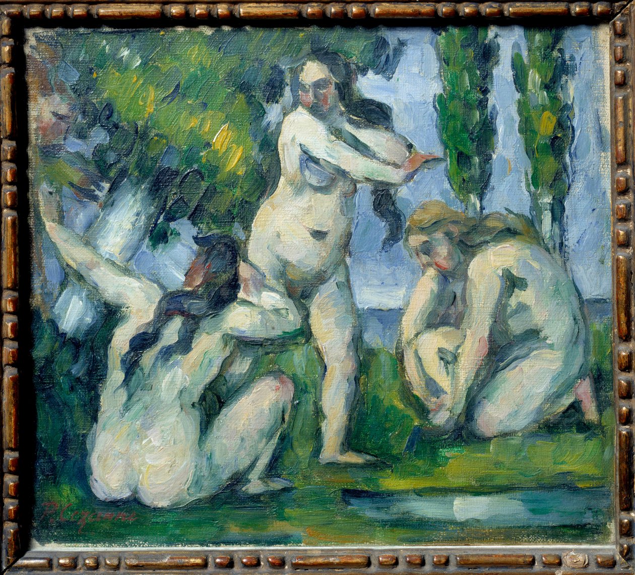 Trois baigneuses - Paul Cézanne
