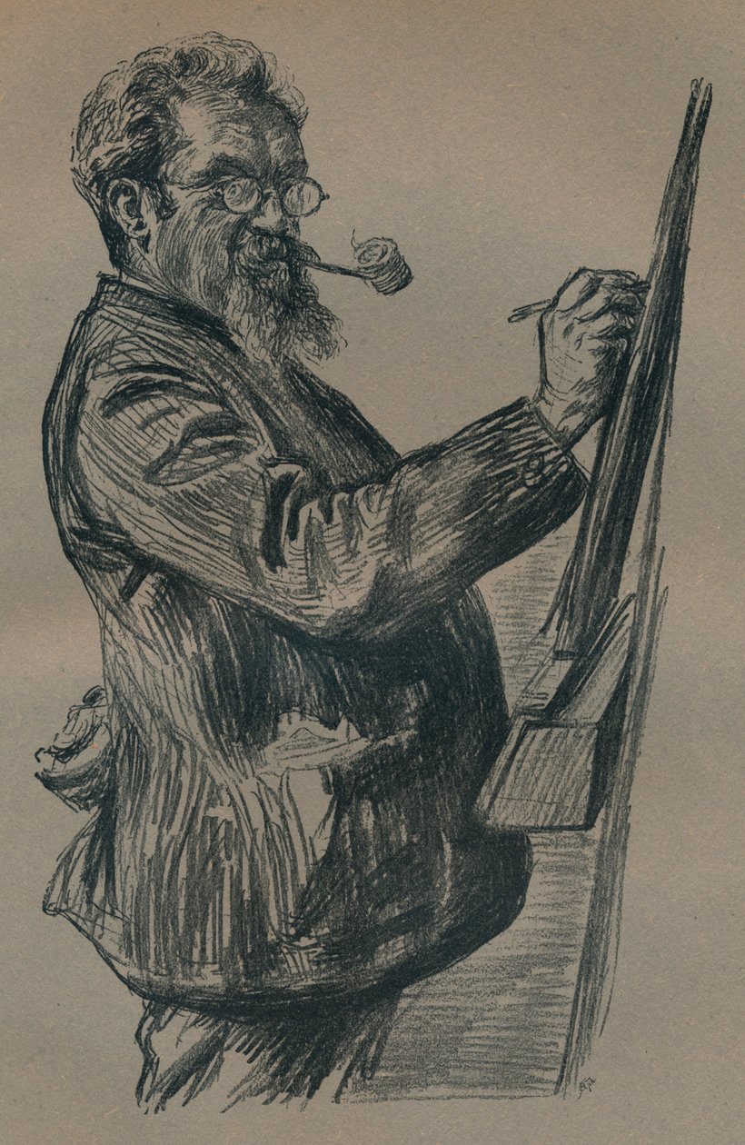 Portrait posthume de Henry Stacy Marks, vers 1899 - Paul Charles Renouard
