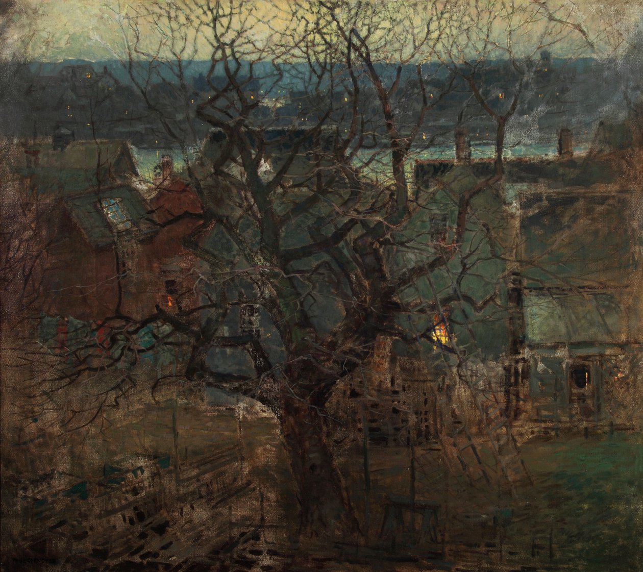 La rivière Charles, Boston - Paul Cornoyer