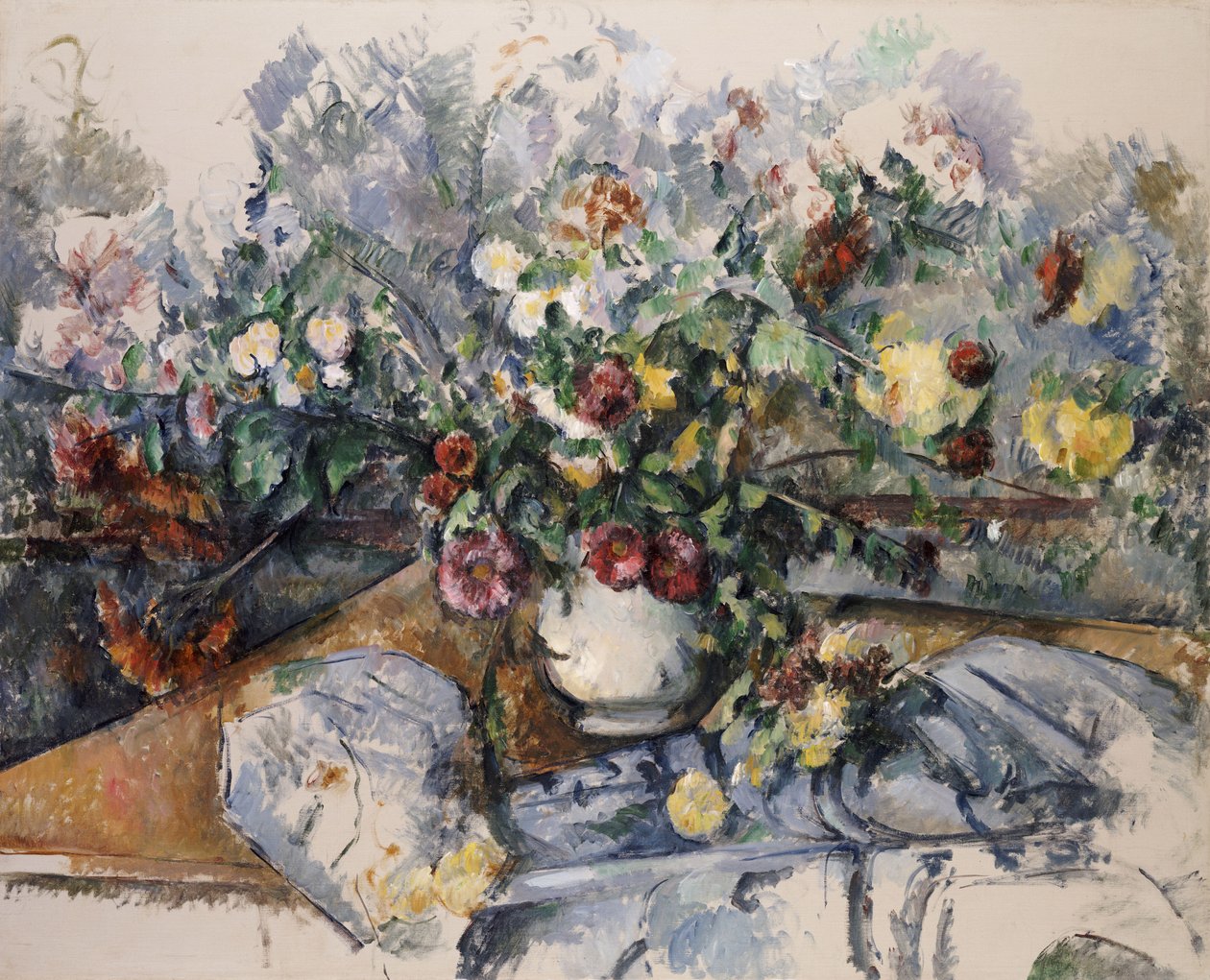 Un grand bouquet de fleurs, c.1892-95 - Paul Cézanne
