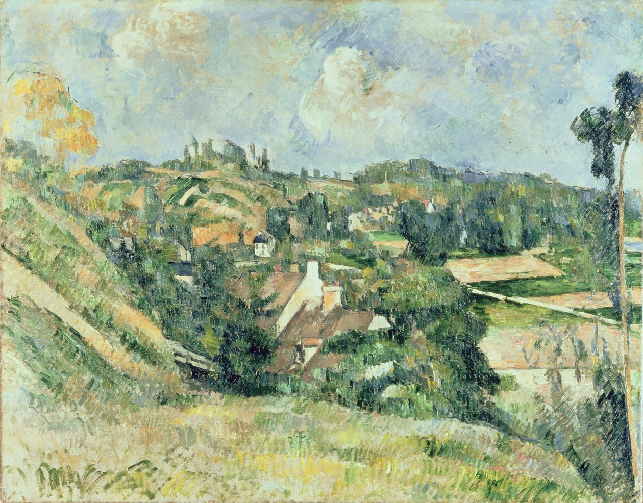Auvers-sur-Oise, vu du Val Harme, 1879-82 - Paul Cézanne
