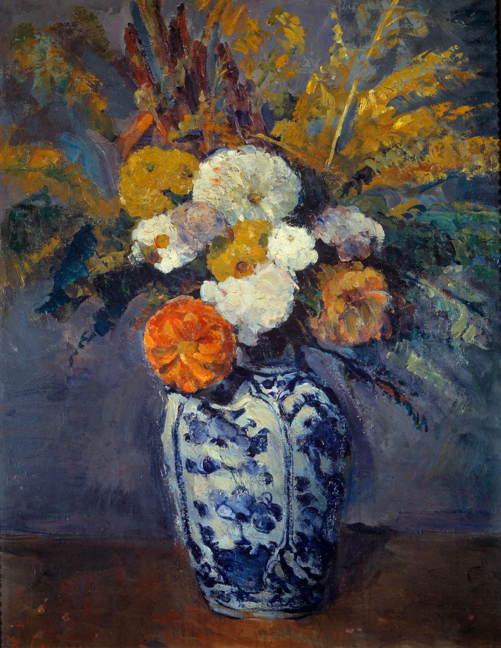 Bouquet de dahlias - Paul Cézanne