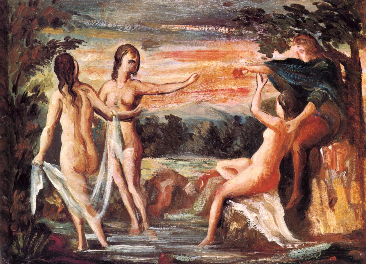 French: Le Jugement de Pâris Judgement of Paris - Paul Cézanne