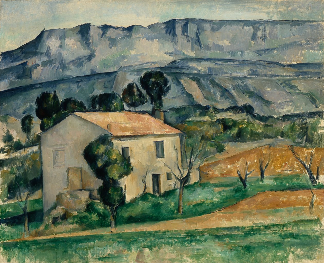 Français :  Maison en Provence House in Provence - Paul Cézanne