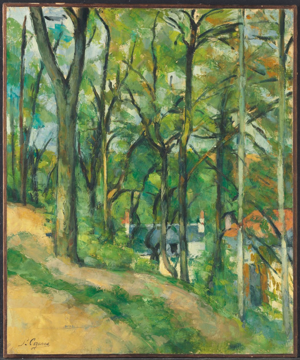 La Côte Saint-Denis à Pontoise - Paul Cézanne