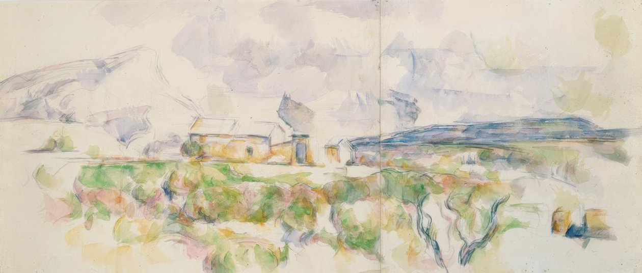 La Montagne Sainte-Victoire vue des Lauves - Paul Cézanne