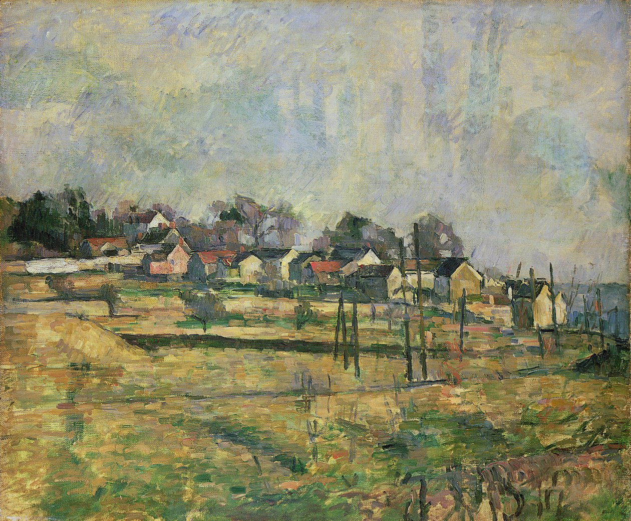 Paysage, vers 1873-77 - Paul Cézanne