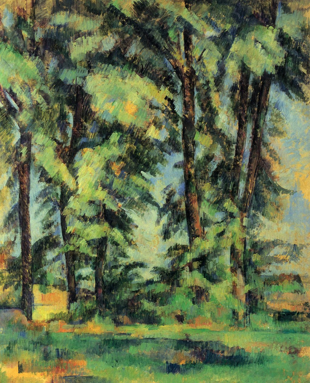 Les Grands Arbres au Jas de Bouffan - Paul Cézanne