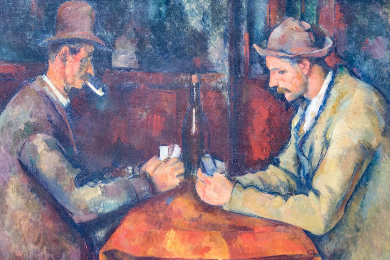 Les Joueurs de cartes, par Cézanne, Musée d