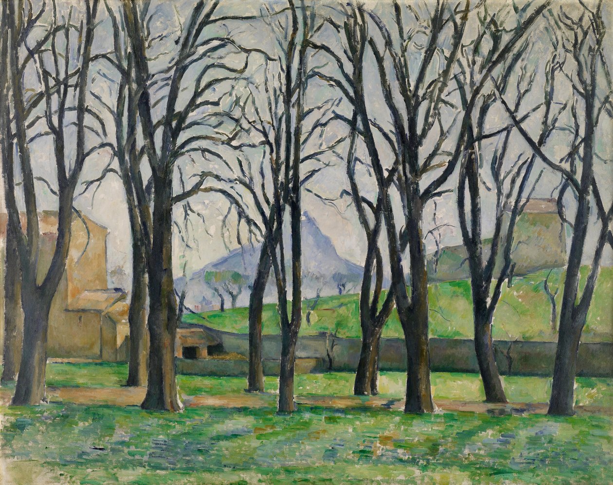 Les Marronniers du Jas de Bouffan en hiver - Paul Cézanne