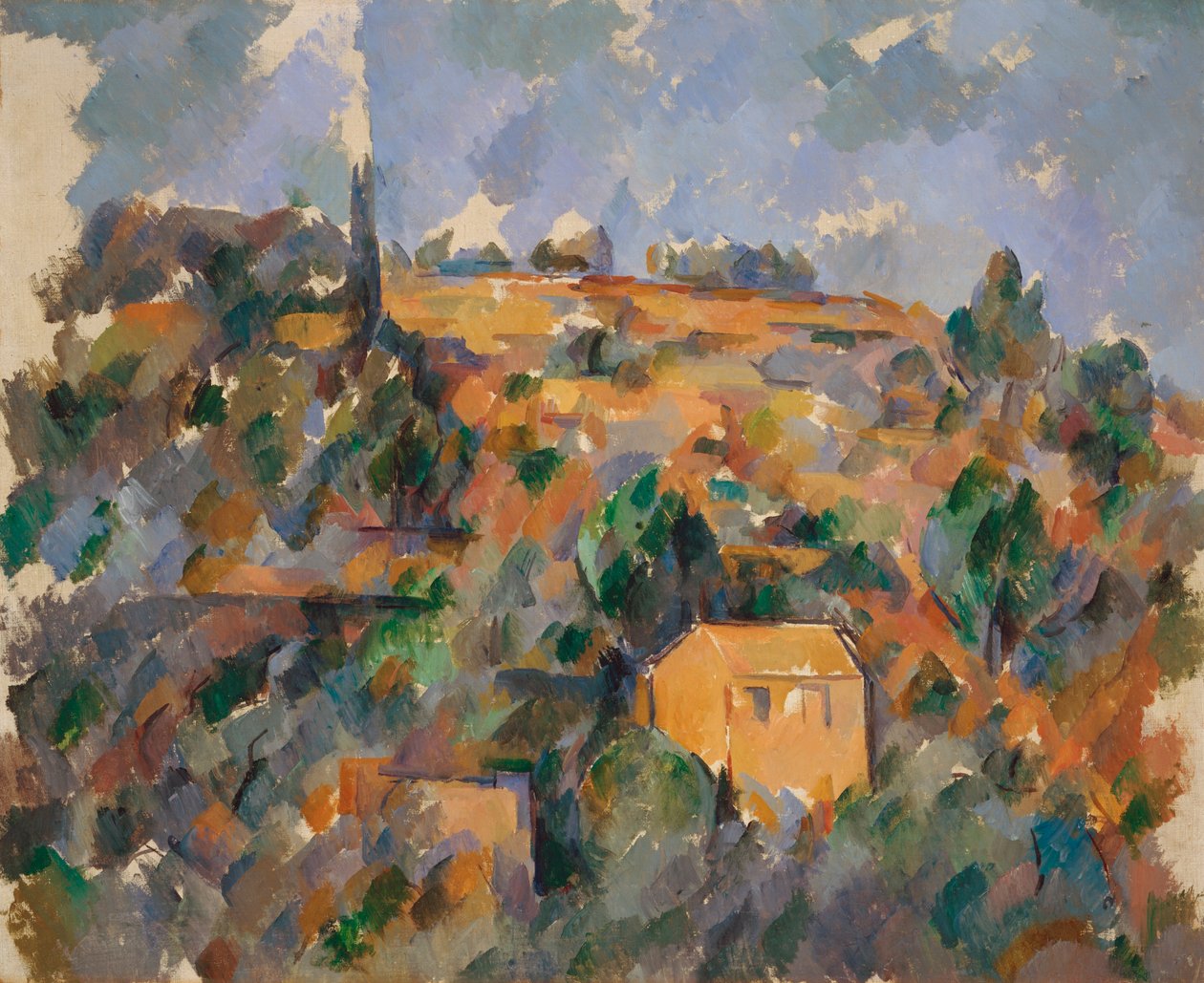 Maisons sur la colline, Provence - Paul Cézanne