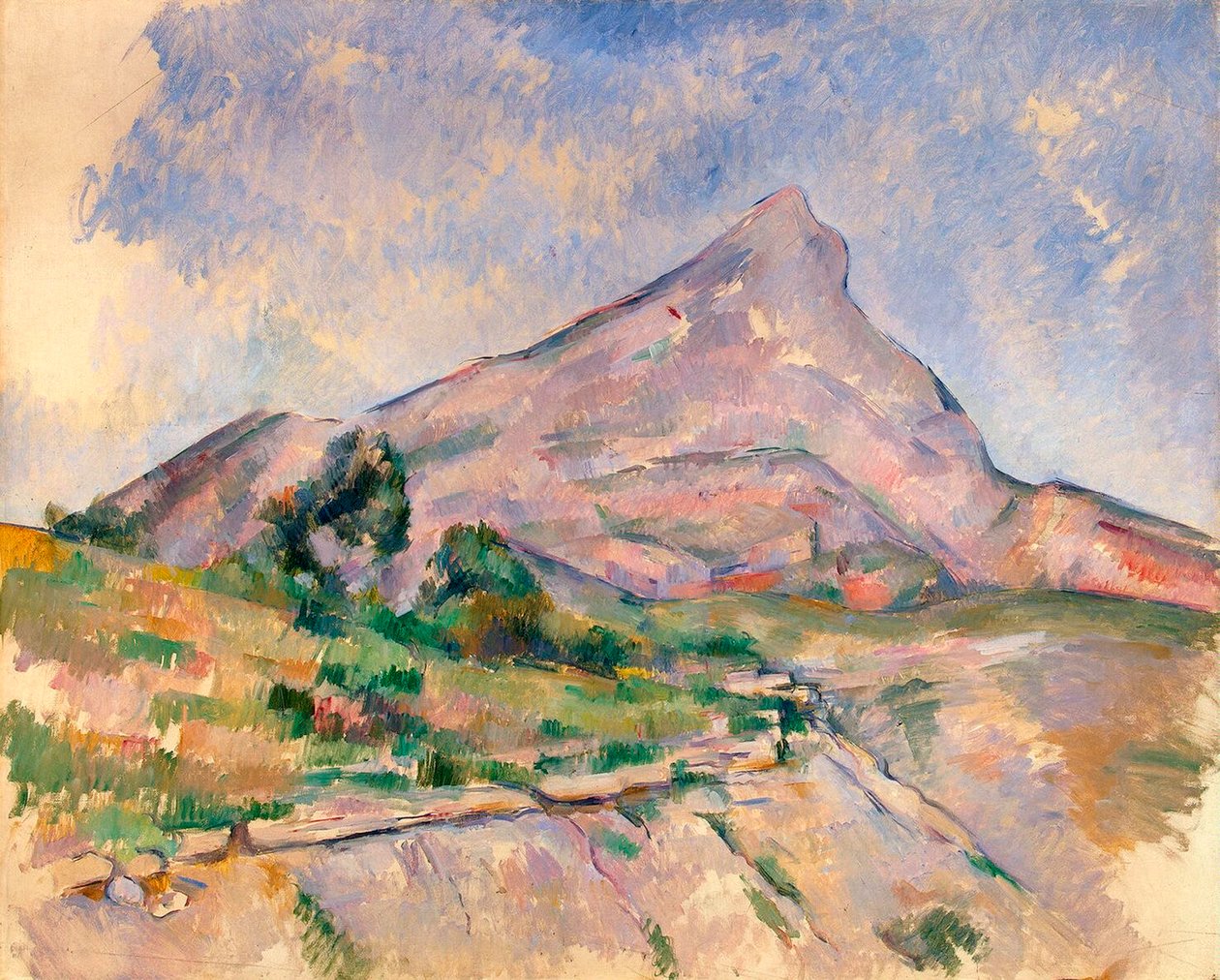 Mont Sainte-Victoire, 1897-1898 - Paul Cézanne