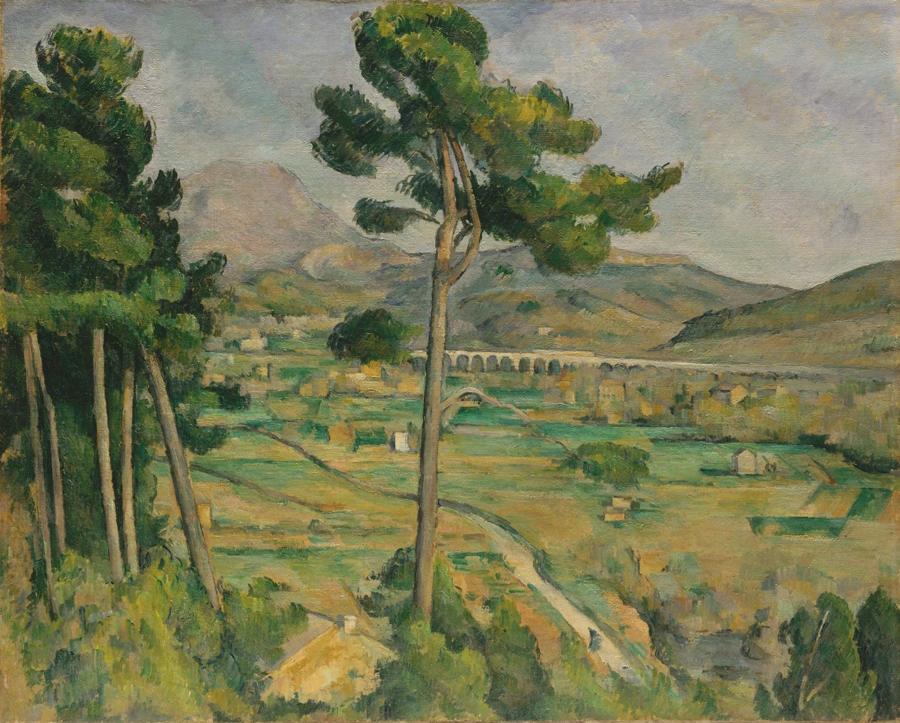 Mont Sainte-Victoire et le viaduc de la vallée de l