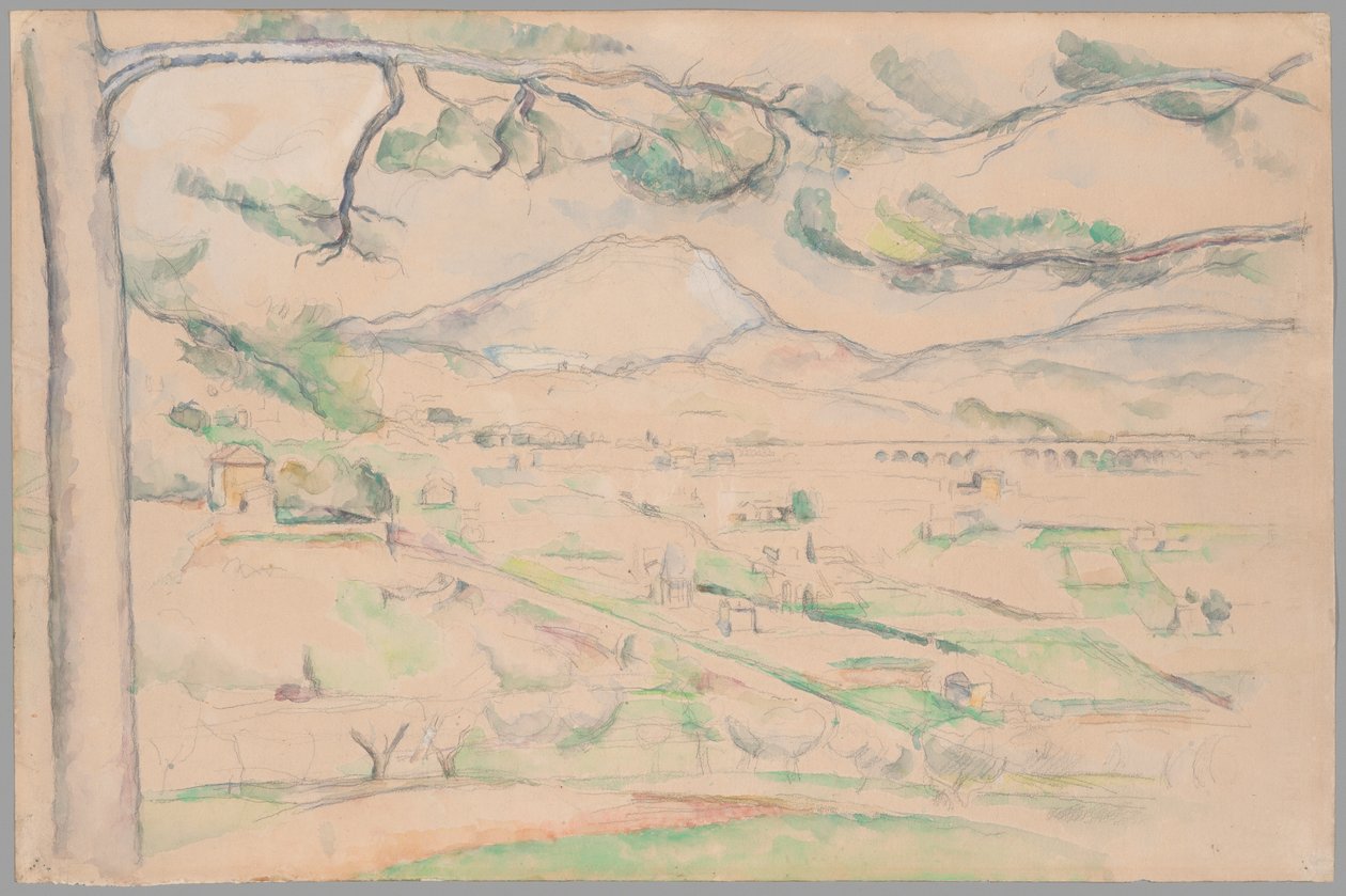 Montagne Saint-Victoire (The Arc Valley) - Paul Cézanne