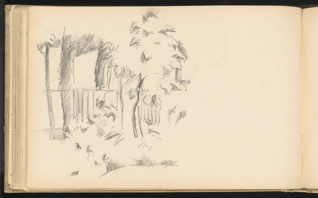 Près de la piscine au Jas de Bouffan - Paul Cézanne