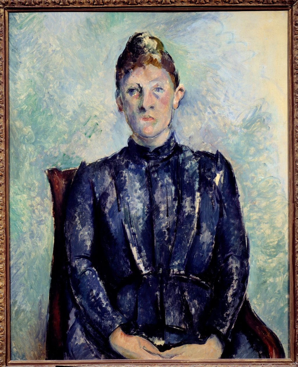 Portrait de Madame Cézanne - Paul Cézanne