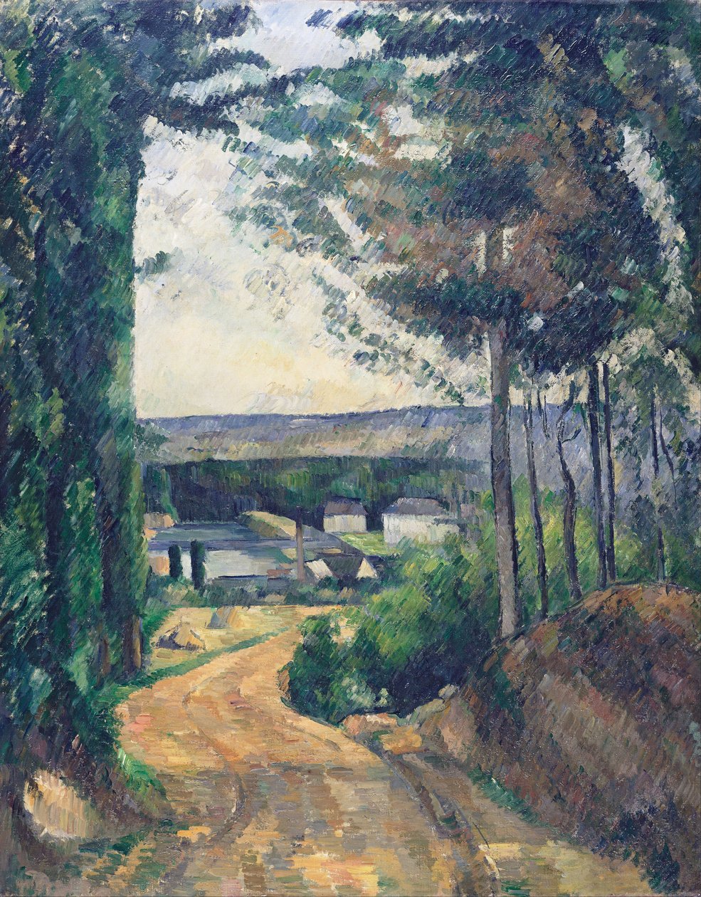 Route menant au lac - Paul Cézanne