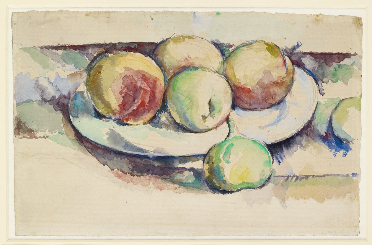Nature morte de pêches et de figues, fin du 19e siècle - Paul Cézanne