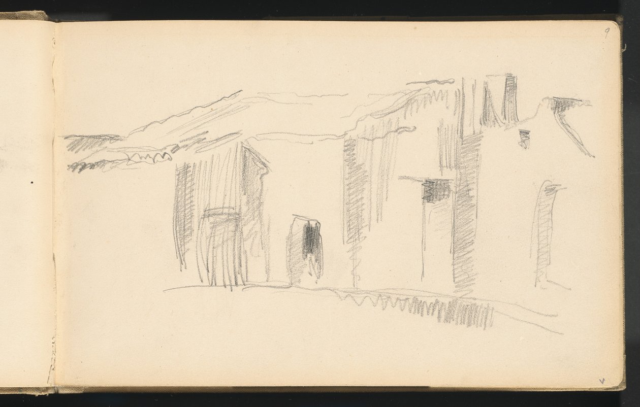 Étude de maisons, 1879-1882 - Paul Cézanne
