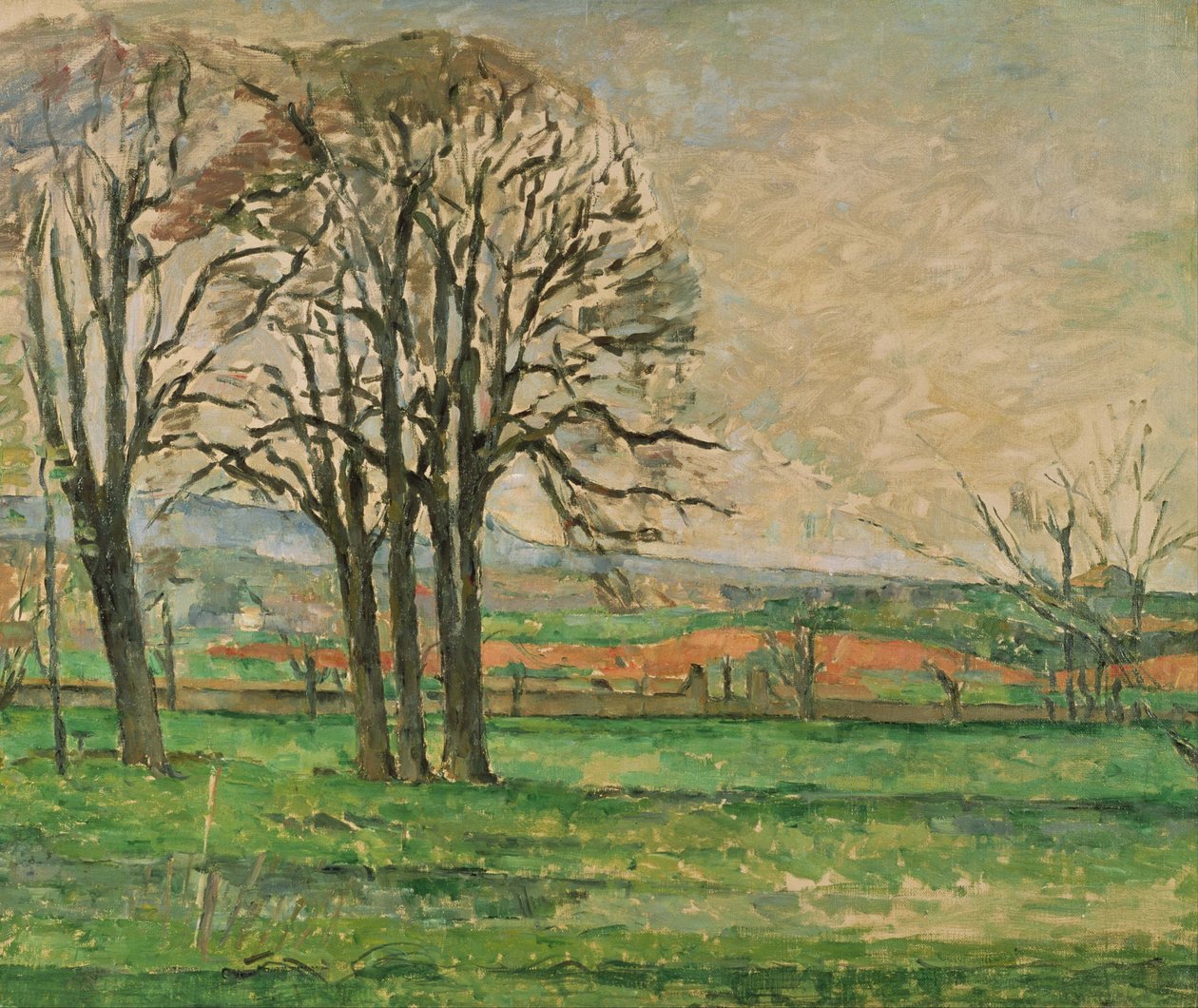 Les Arbres nus à Jas de Bouffan, 1885-1886 - Paul Cézanne