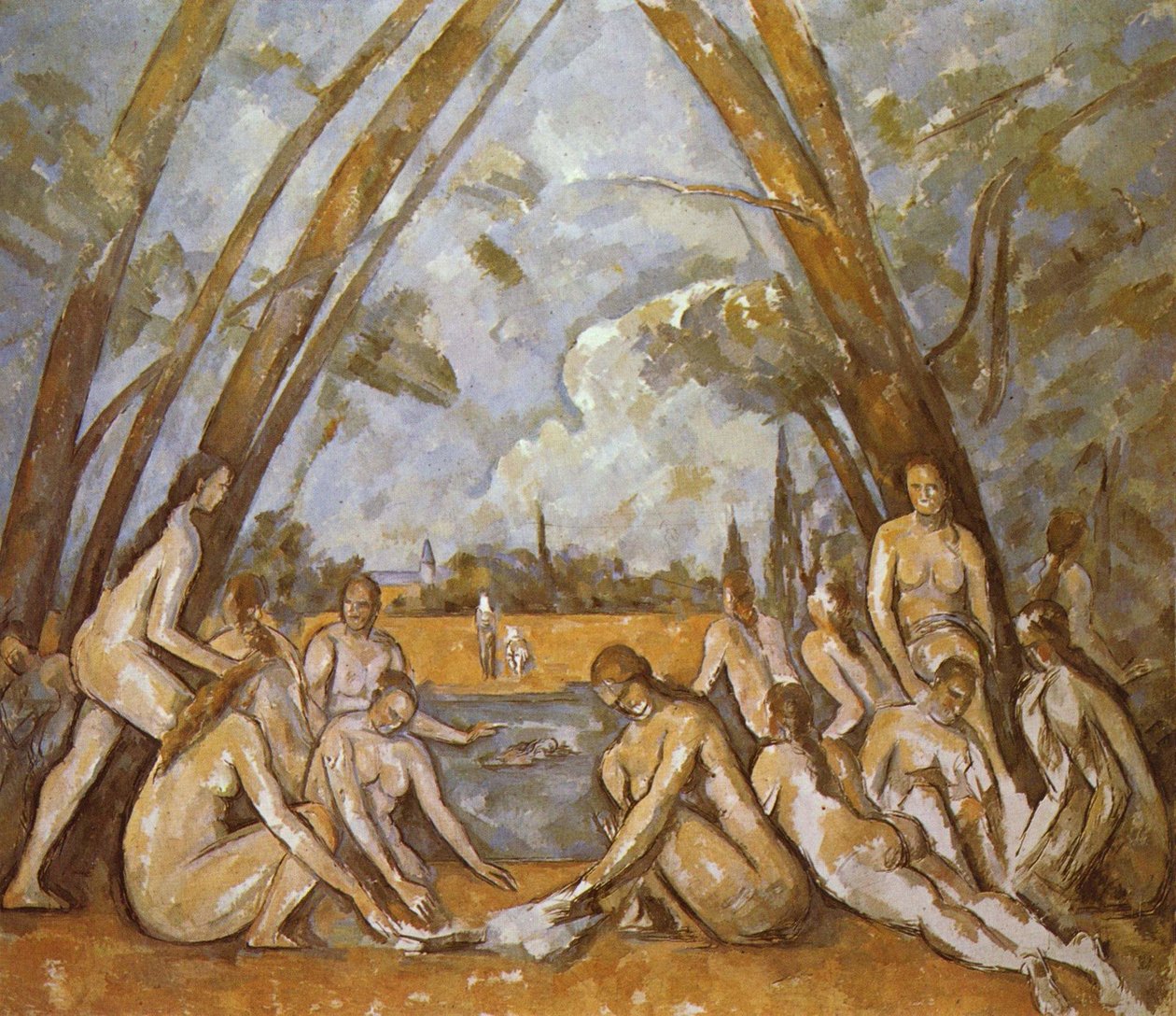 Les grands baigneurs - Paul Cézanne