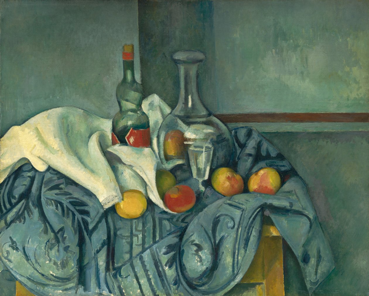 La bouteille de menthe poivrée - Paul Cézanne