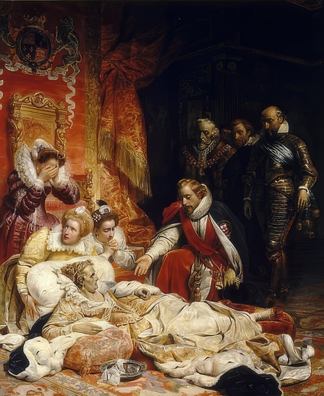 La mort de la reine Élisabeth I d