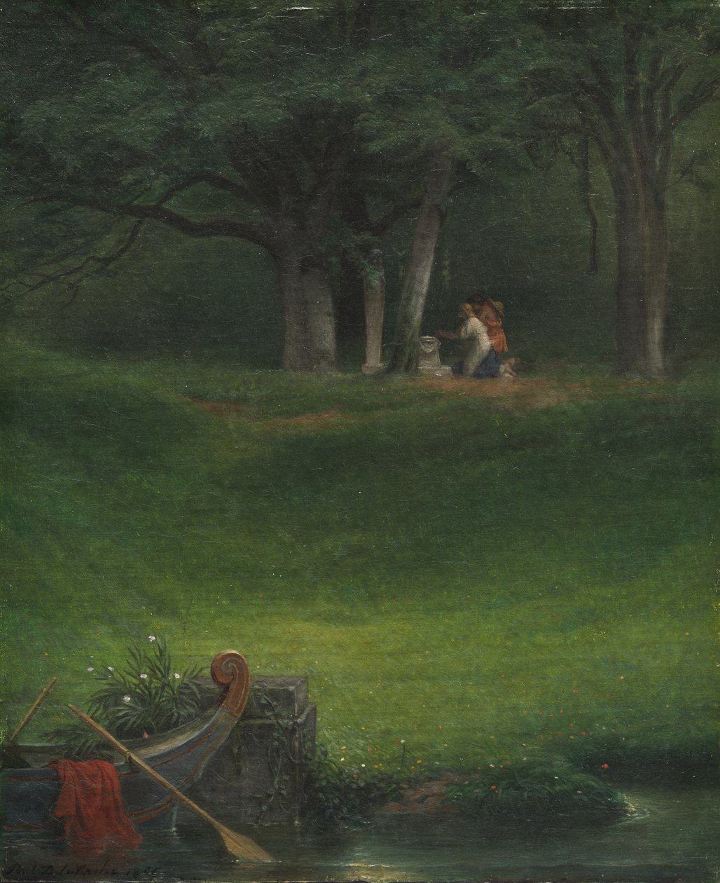 Offrande au dieu Pan, 1855 - Paul Delaroche