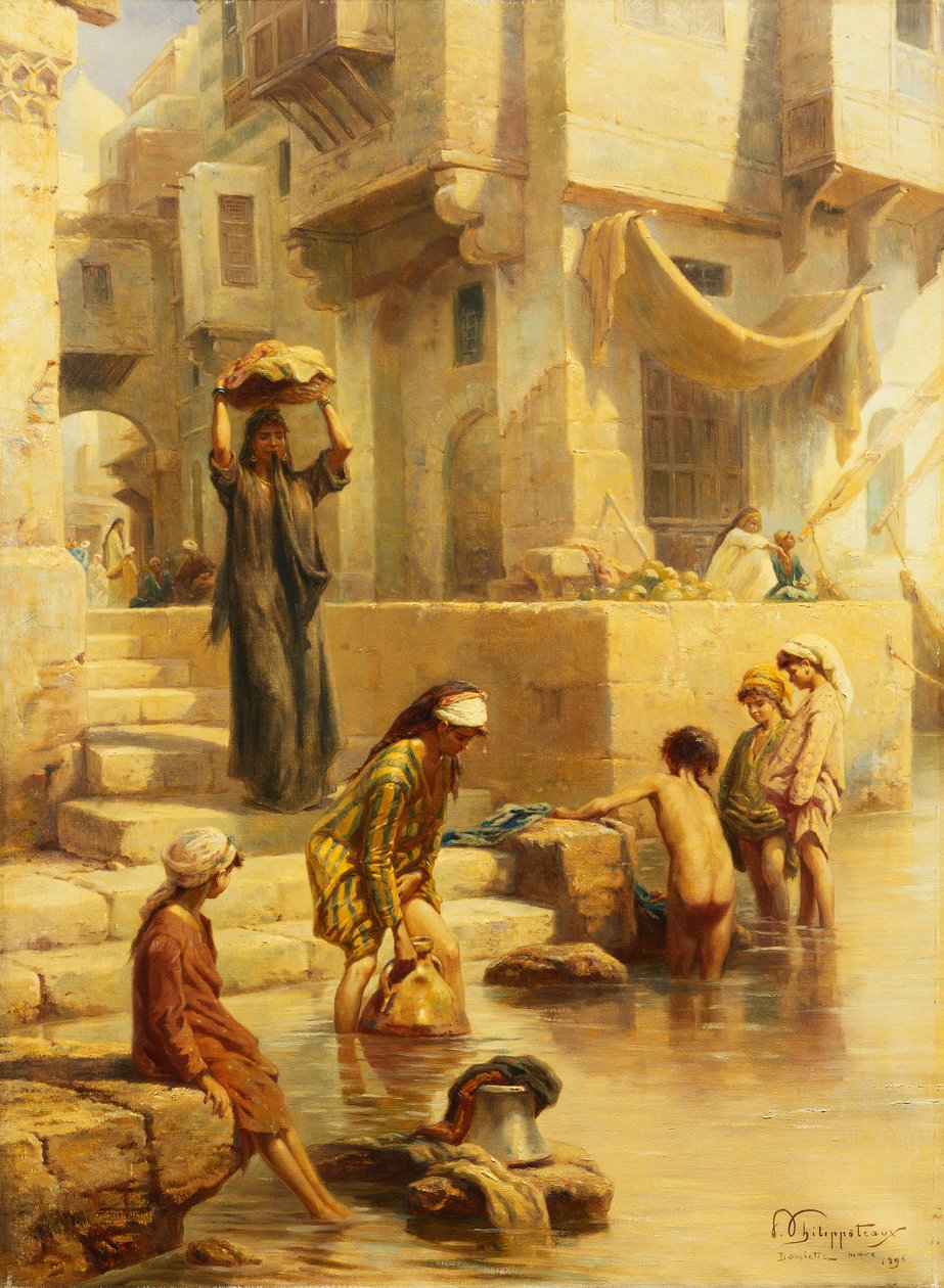 Les Baigneurs, 1896 - Paul Dominique Philippoteaux