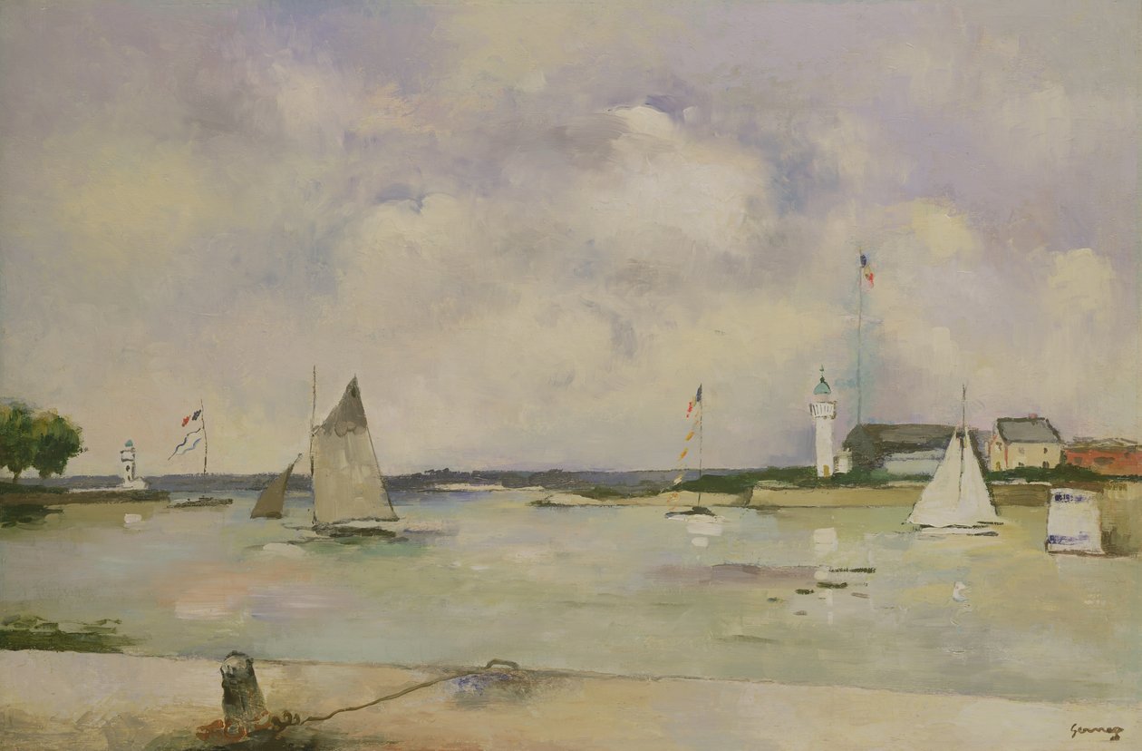 Entrée du port de Honfleur - Paul Elie Gernez