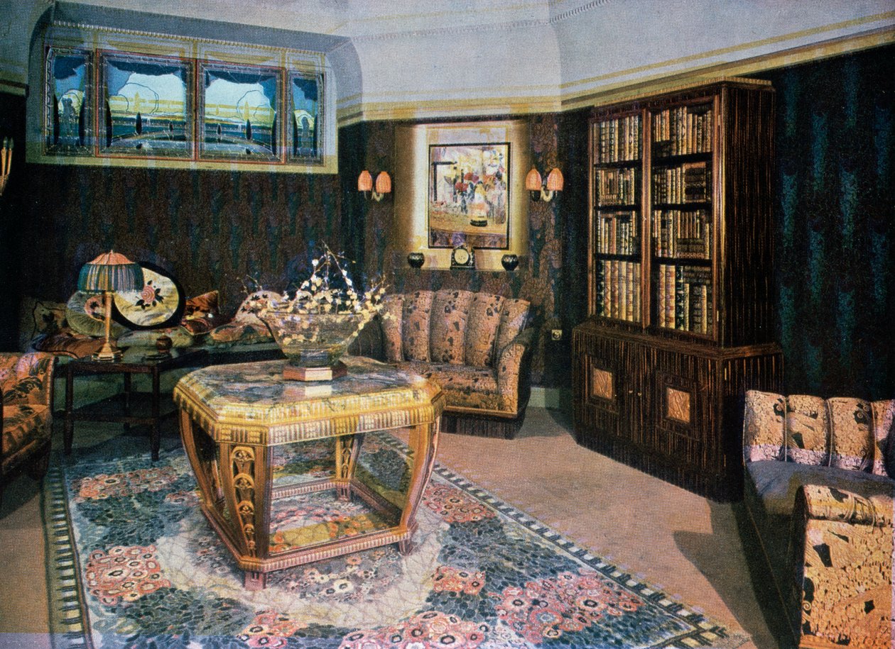 Galerie Pomone, dessin par Paul Follot (1877-1941), France, 20e siècle - Paul Follot