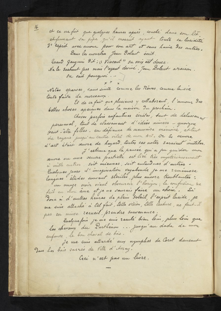 Avant et après - Description du séjour de Gauguin avec Vincent van Gogh à Arles (P. 16) - Paul Gauguin