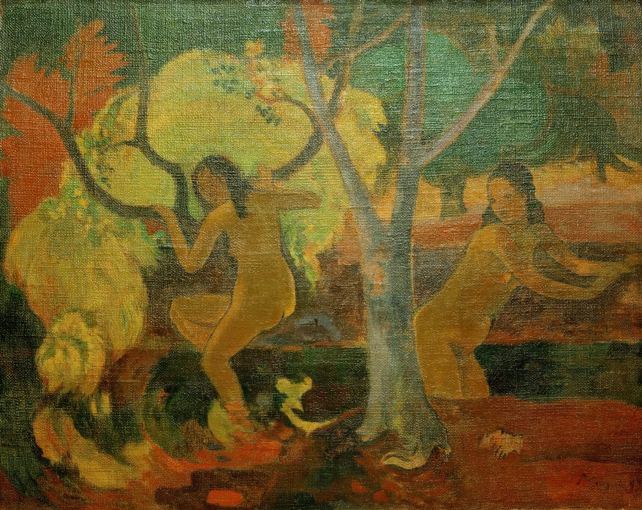 Baigneurs à Tahiti - Paul Gauguin