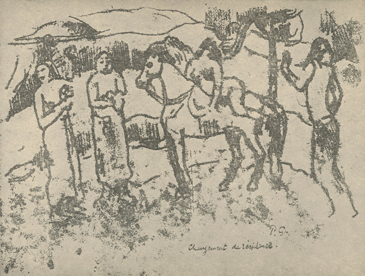 Changement de résidence, 1936 - Paul Gauguin