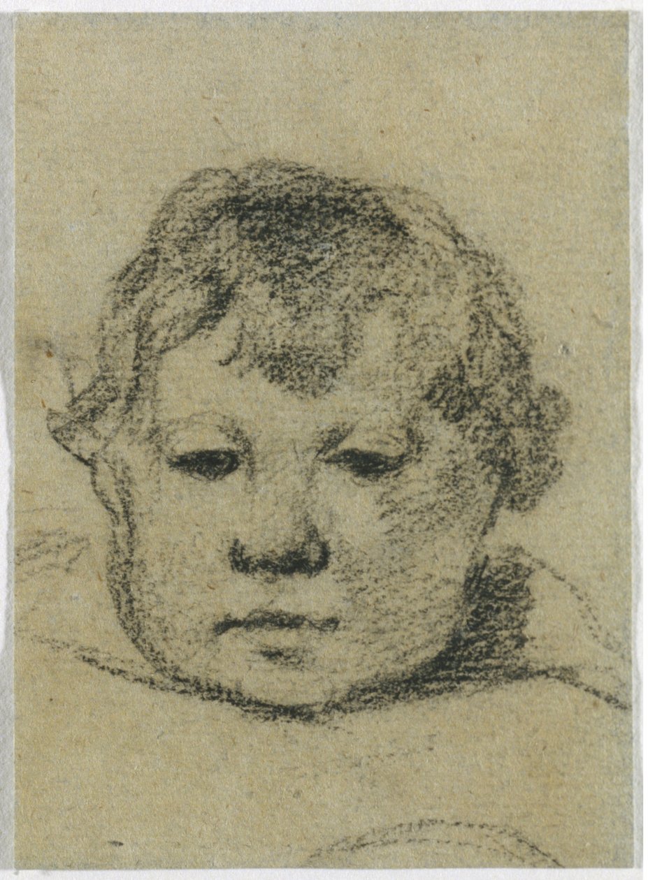 Emil Gauguin enfant, vers 1875-76 (crayon noir) - Paul Gauguin