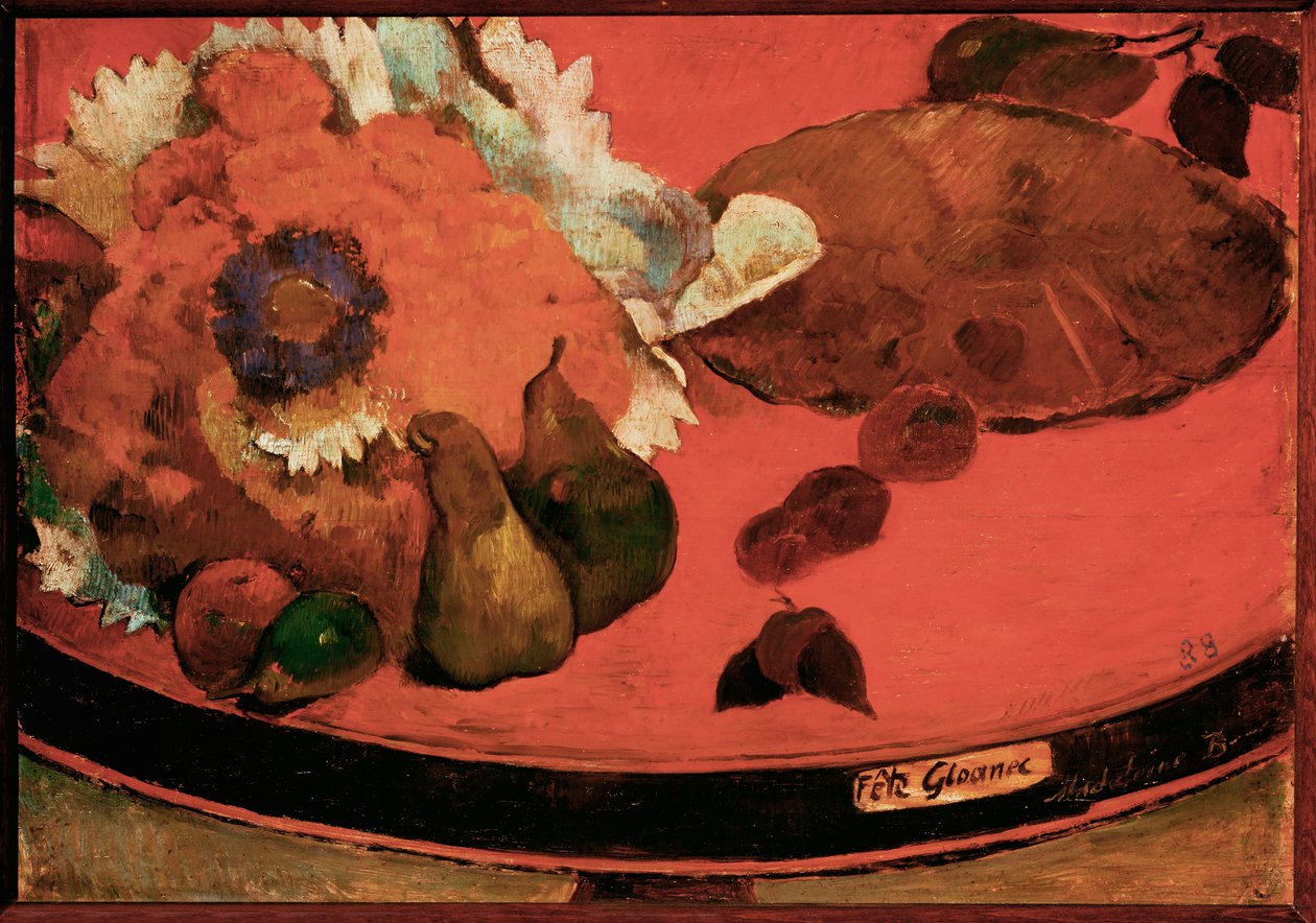 Fête Gloanec, Bretagne (huile sur toile) - Paul Gauguin