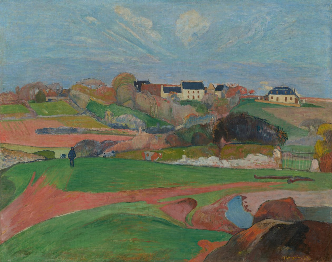 Paysage au Pouldu - Paul Gauguin